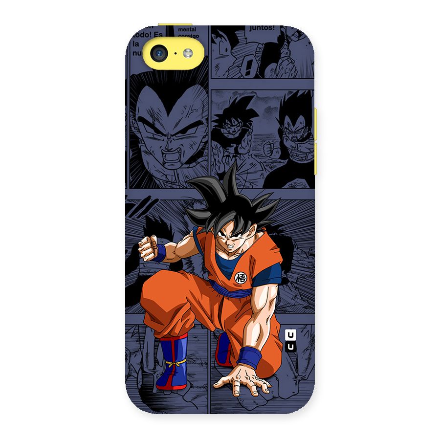 Goku Manga Art Back Case for iPhone 5C