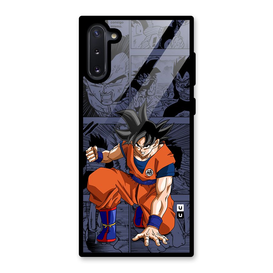 Goku Manga Art Glass Back Case for Galaxy Note 10