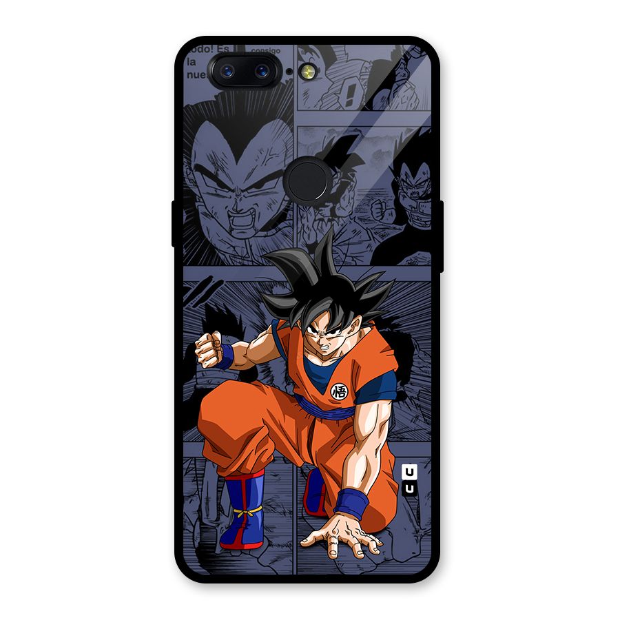 Goku Manga Art Glass Back Case for OnePlus 5T