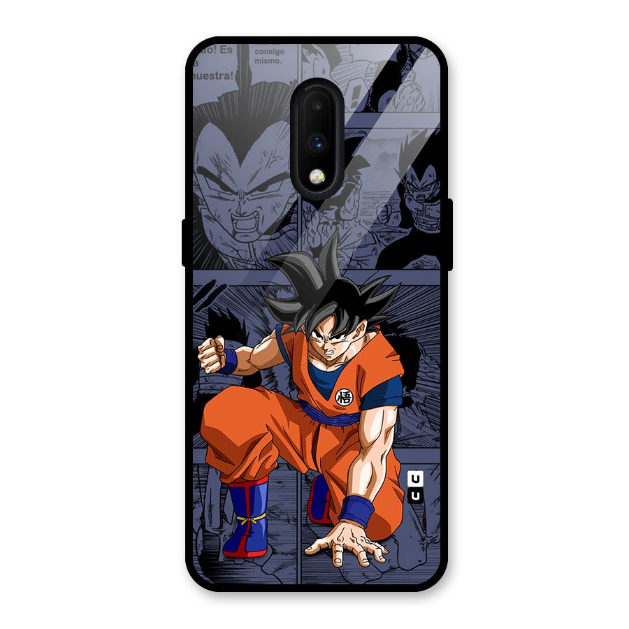 Goku Manga Art Glass Back Case for OnePlus 7