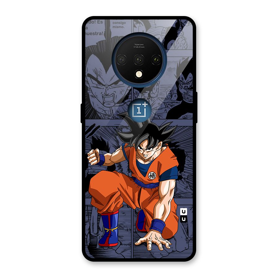 Goku Manga Art Glass Back Case for OnePlus 7T
