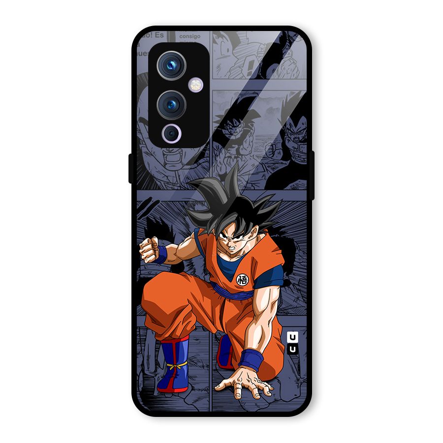 Goku Manga Art Glass Back Case for OnePlus 9