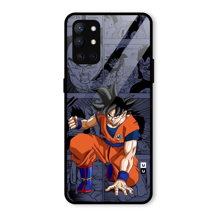 Goku Manga Art Glass Back Case for OnePlus 9R