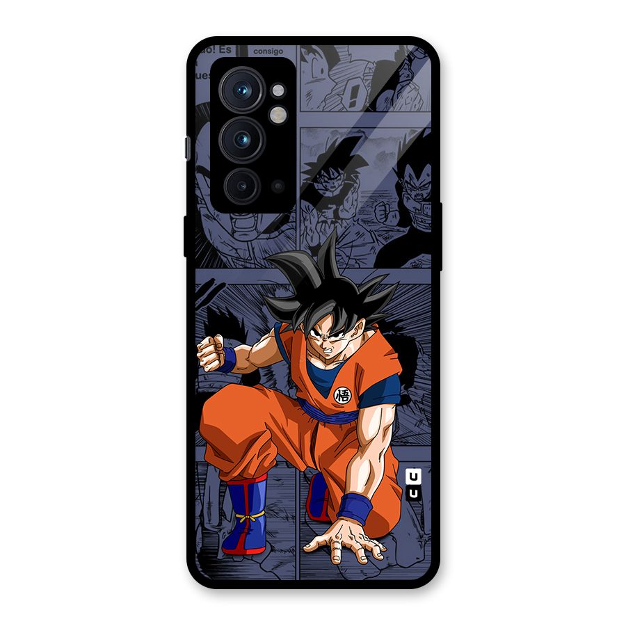 Goku Manga Art Glass Back Case for OnePlus 9RT 5G