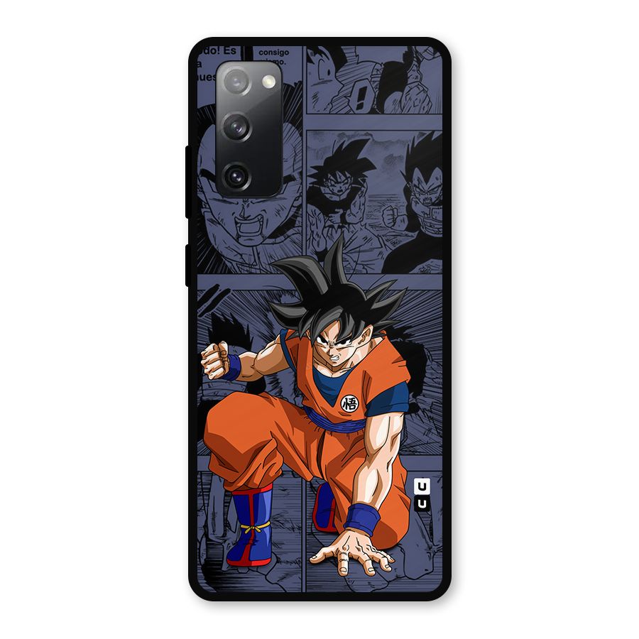 Goku Manga Art Metal Back Case for Galaxy S20 FE