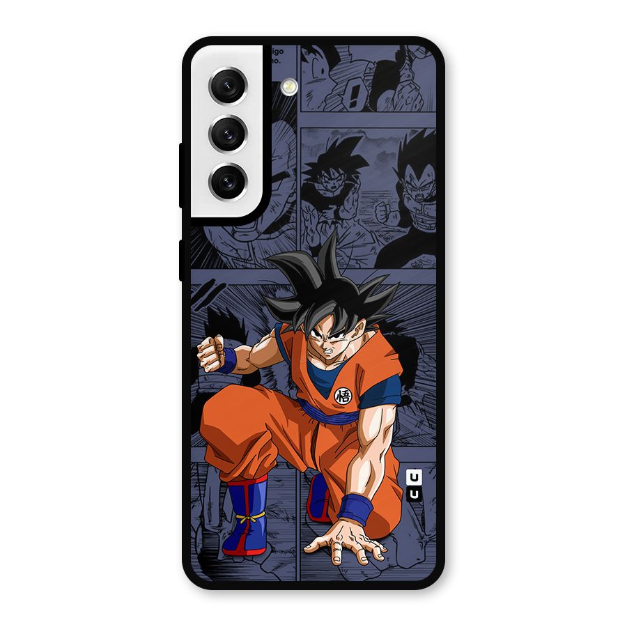 Goku Manga Art Metal Back Case for Galaxy S21 FE 5G