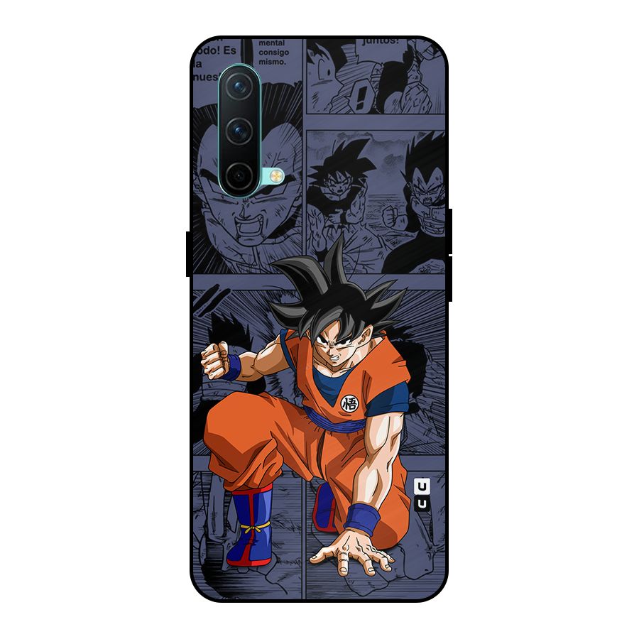 Goku Manga Art Metal Back Case for OnePlus Nord CE 5G