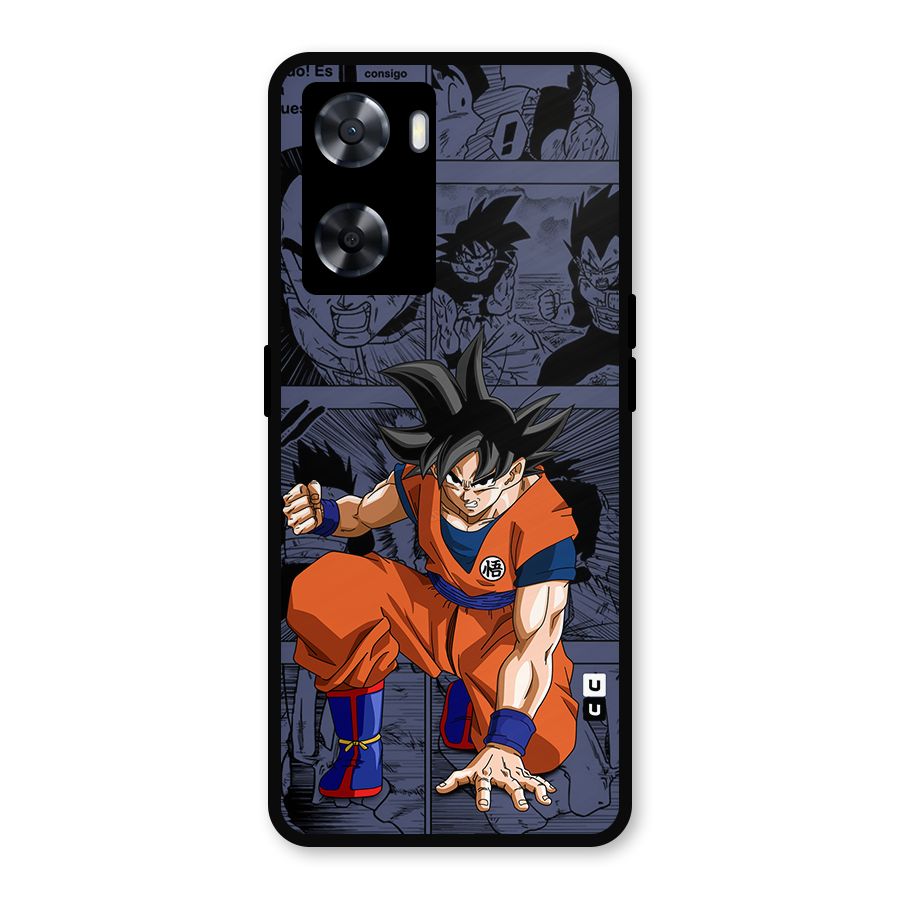 Goku Manga Art Metal Back Case for OnePlus Nord N20 SE