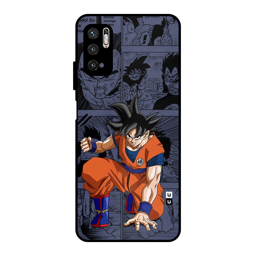 Goku Manga Art Metal Back Case for Poco M3 Pro 5G
