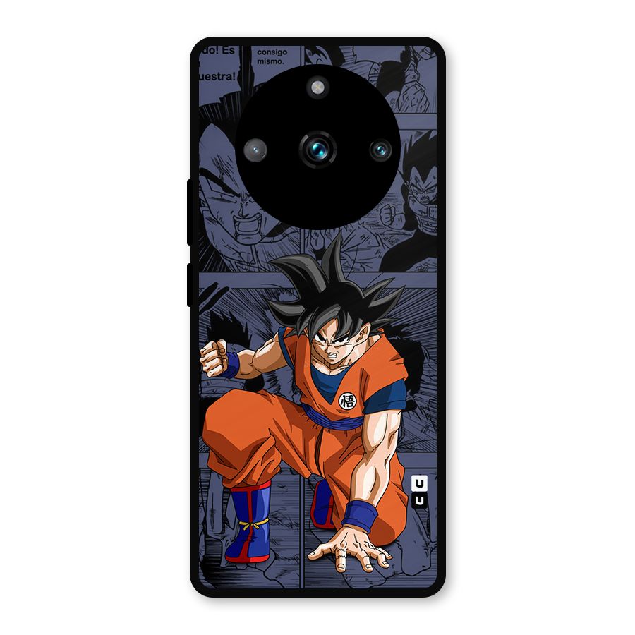 Goku Manga Art Metal Back Case for Realme 11 Pro Plus