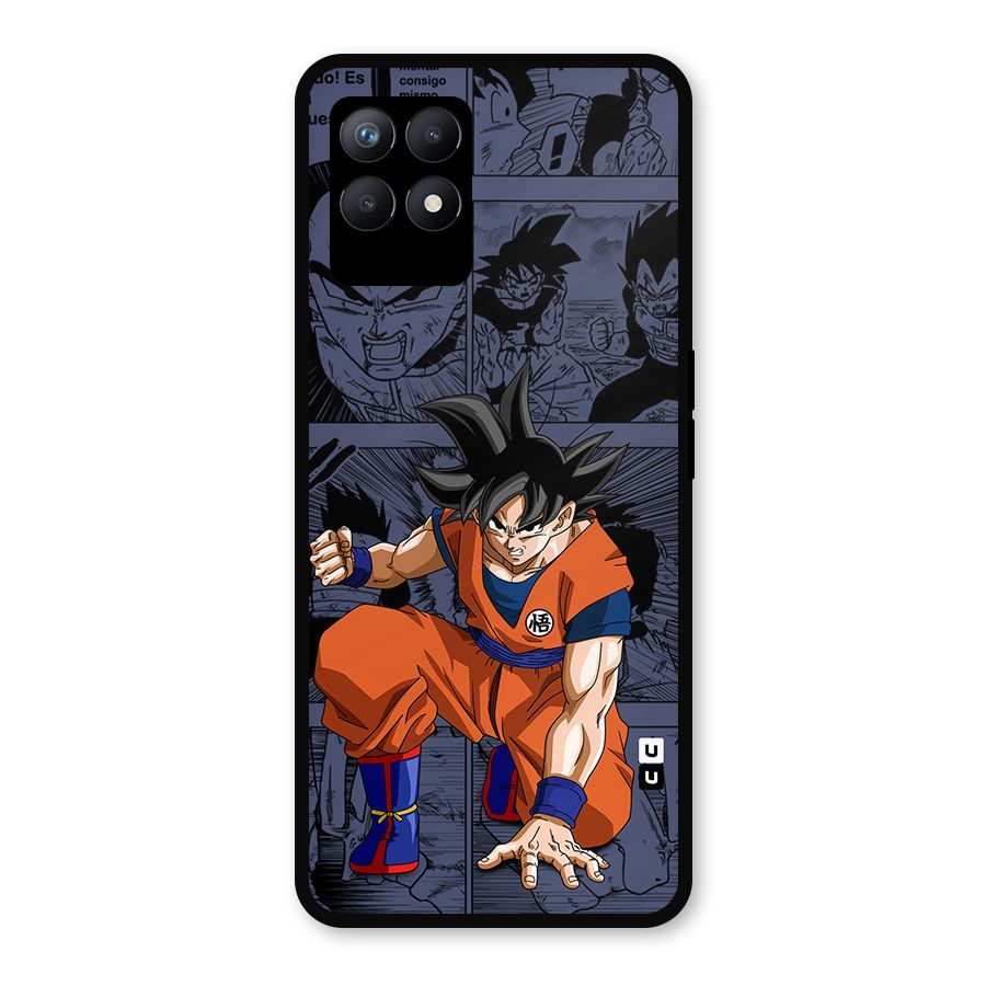 Goku Manga Art Metal Back Case for Realme Narzo 50