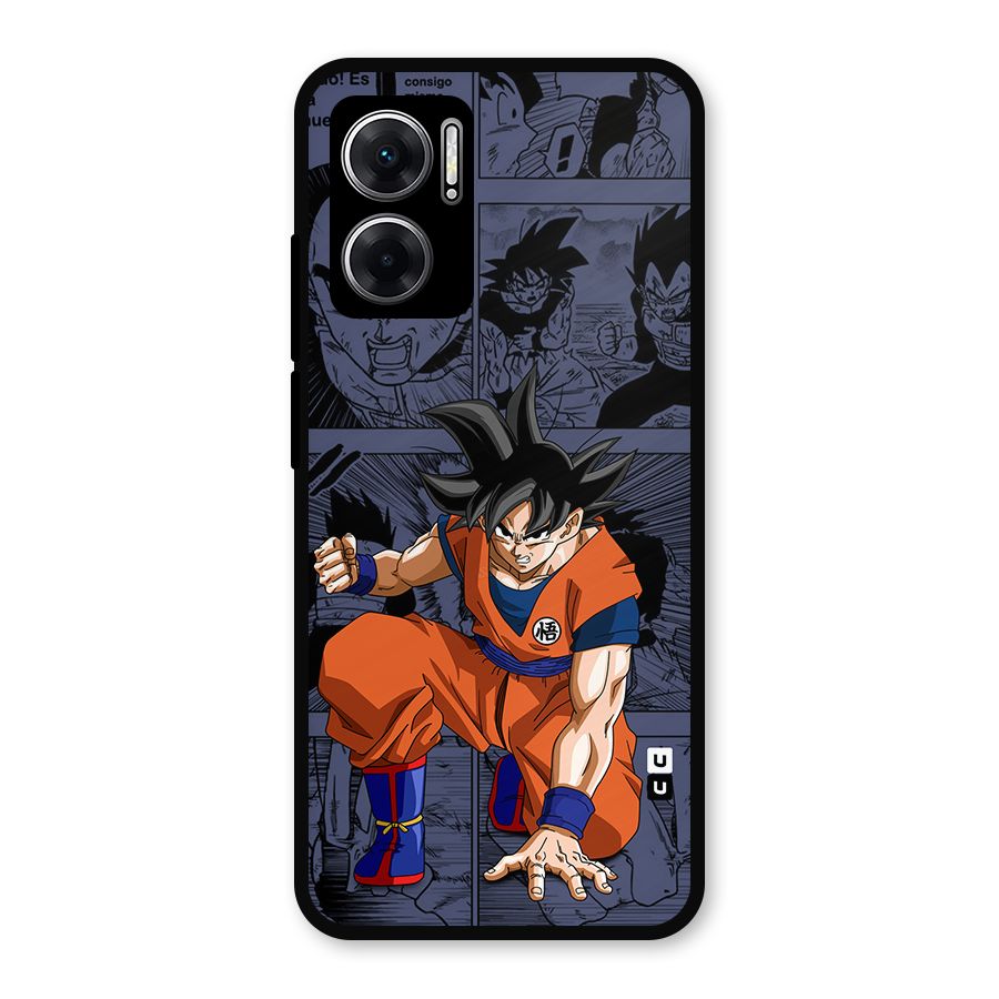 Goku Manga Art Metal Back Case for Redmi 11 Prime 5G