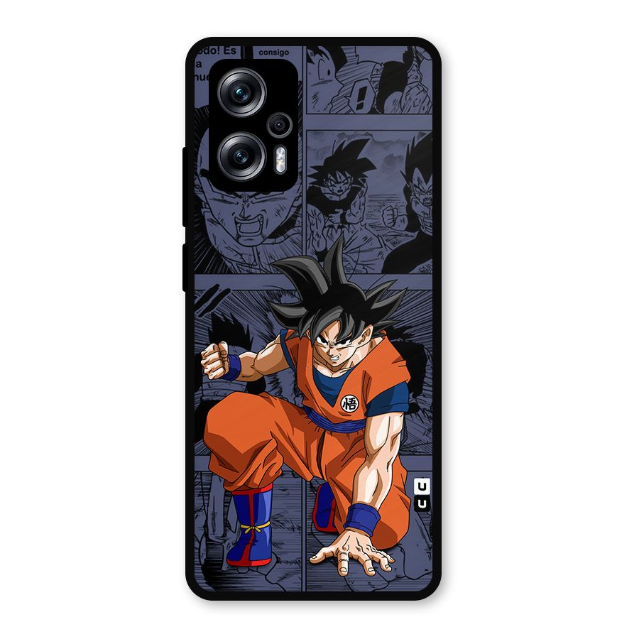 Goku Manga Art Metal Back Case for Redmi K50i
