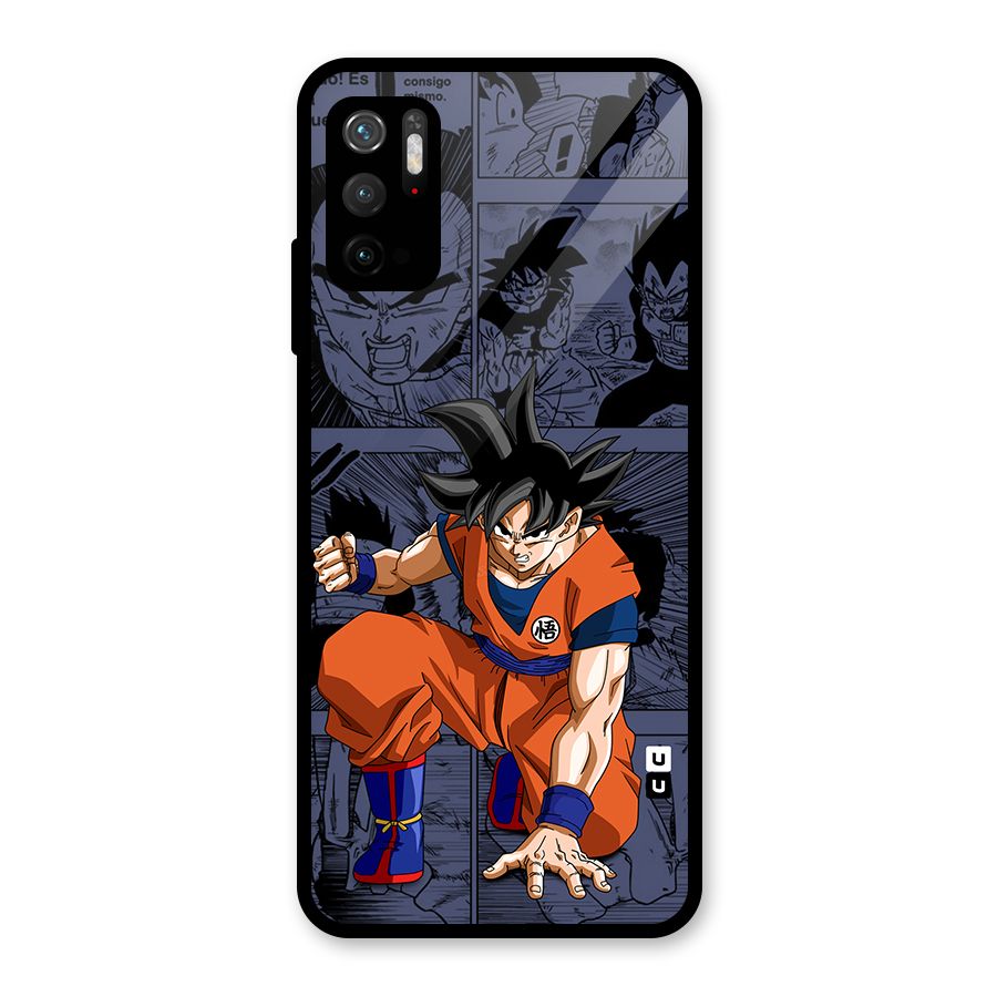 Goku Manga Art Metal Back Case for Redmi Note 10T 5G