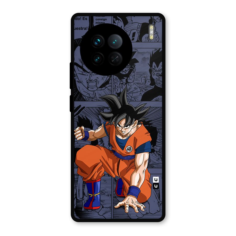 Goku Manga Art Metal Back Case for Vivo X90
