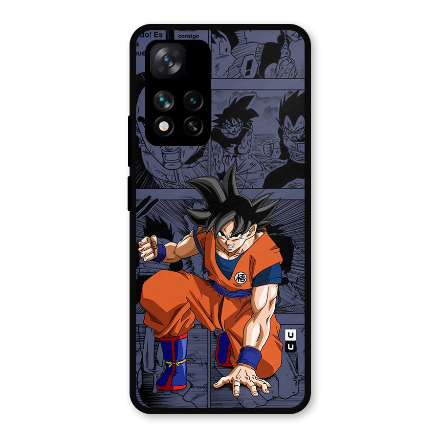 Goku Manga Art Metal Back Case for Xiaomi 11i Hypercharge 5G