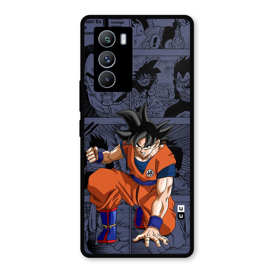 Goku Manga Art Metal Back Case for iQOO 9 SE