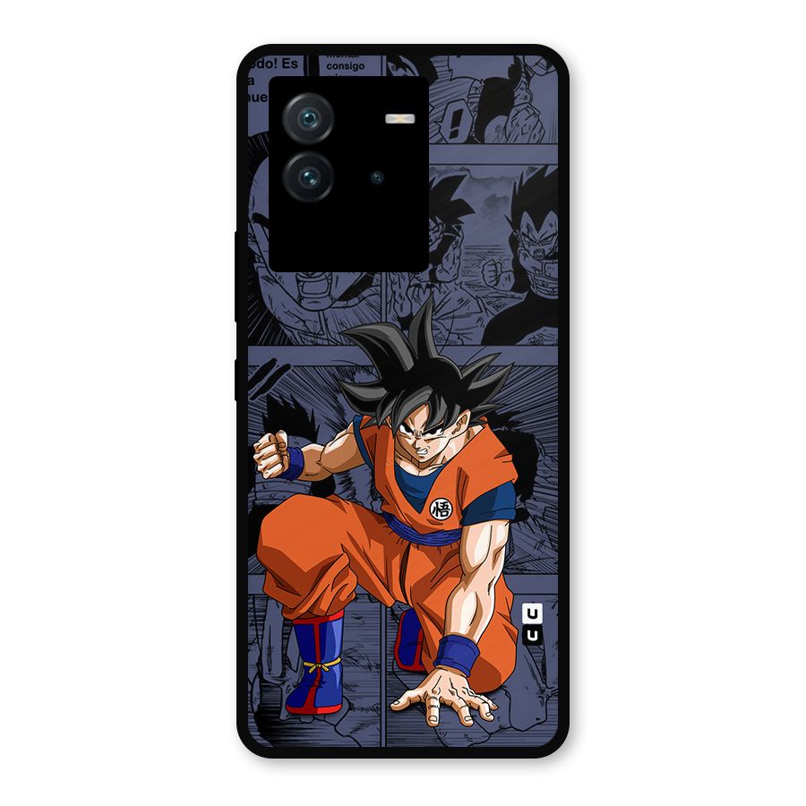 Goku Manga Art Metal Back Case for iQOO Neo 6 5G