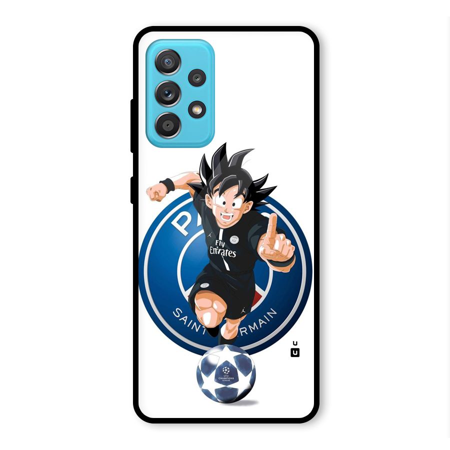 Goku Playing Goku Glass Back Case for Galaxy A52