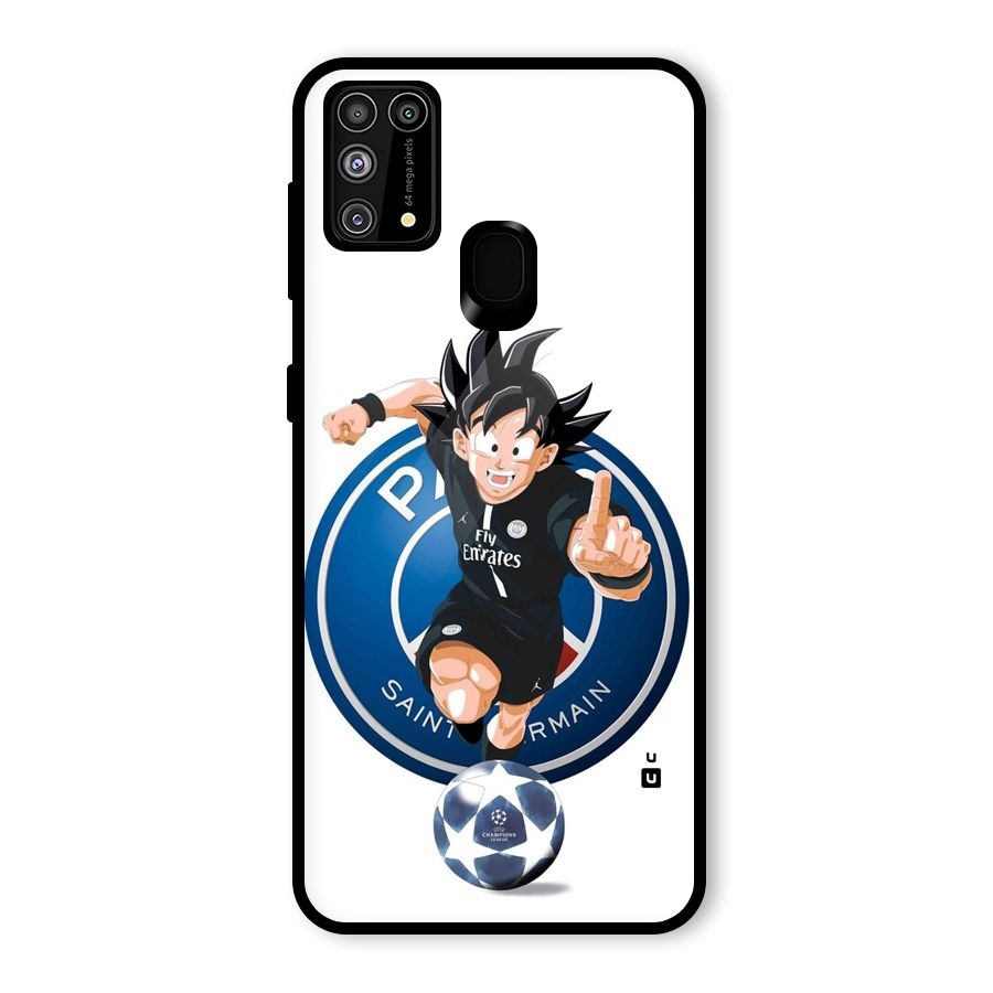 Goku Playing Goku Glass Back Case for Galaxy F41