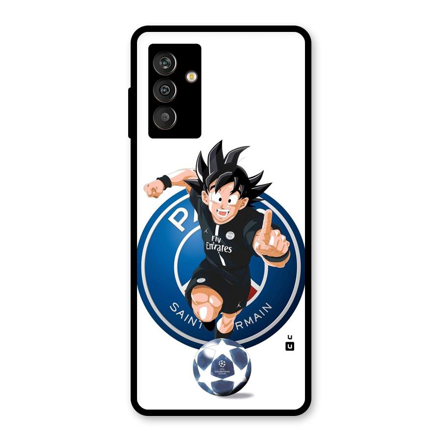 Goku Playing Goku Glass Back Case for Galaxy M13