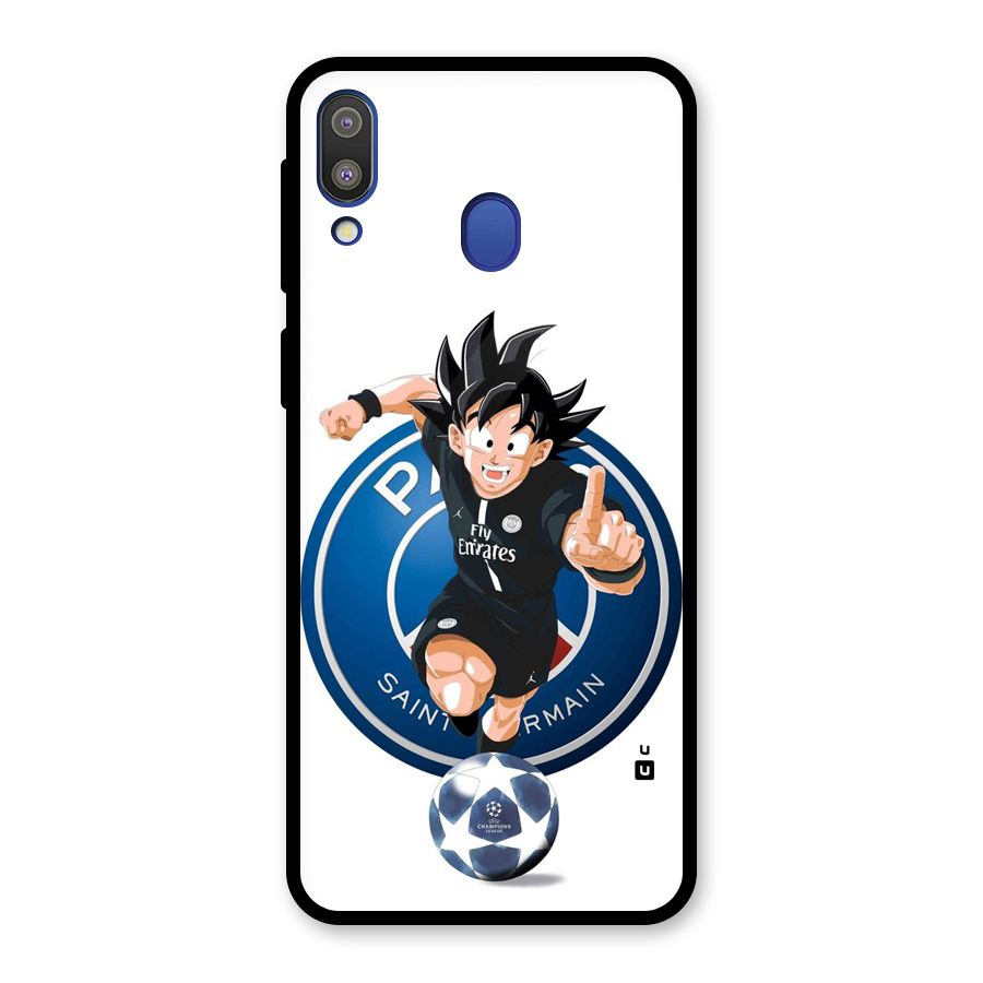 Goku Playing Goku Glass Back Case for Galaxy M20