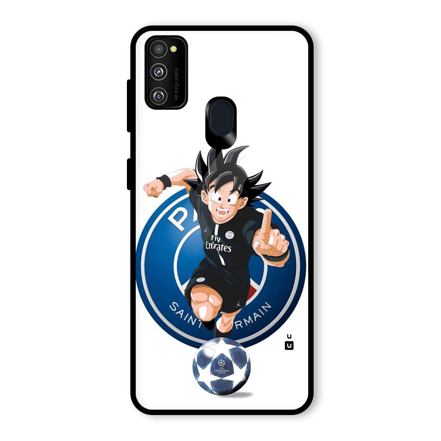 Goku Playing Goku Glass Back Case for Galaxy M30s