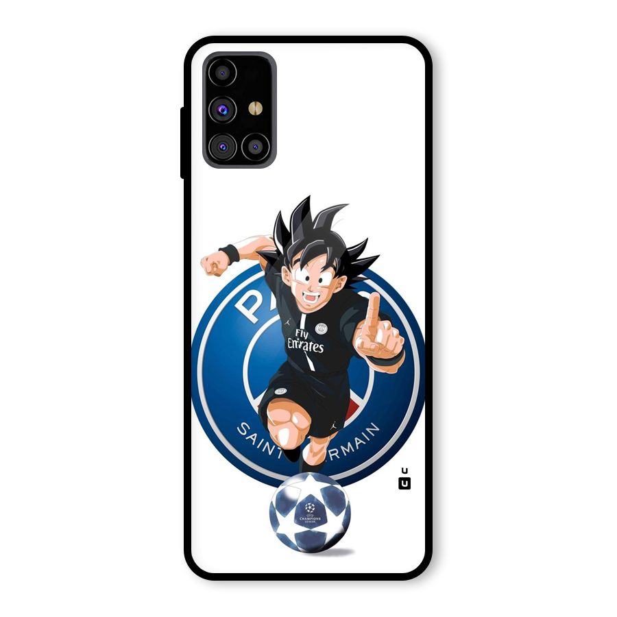 Goku Playing Goku Glass Back Case for Galaxy M31s