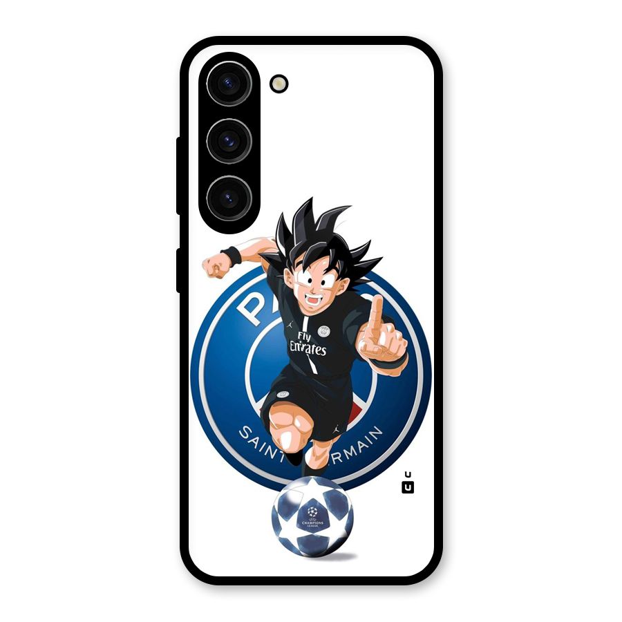 Goku Playing Goku Glass Back Case for Galaxy S23