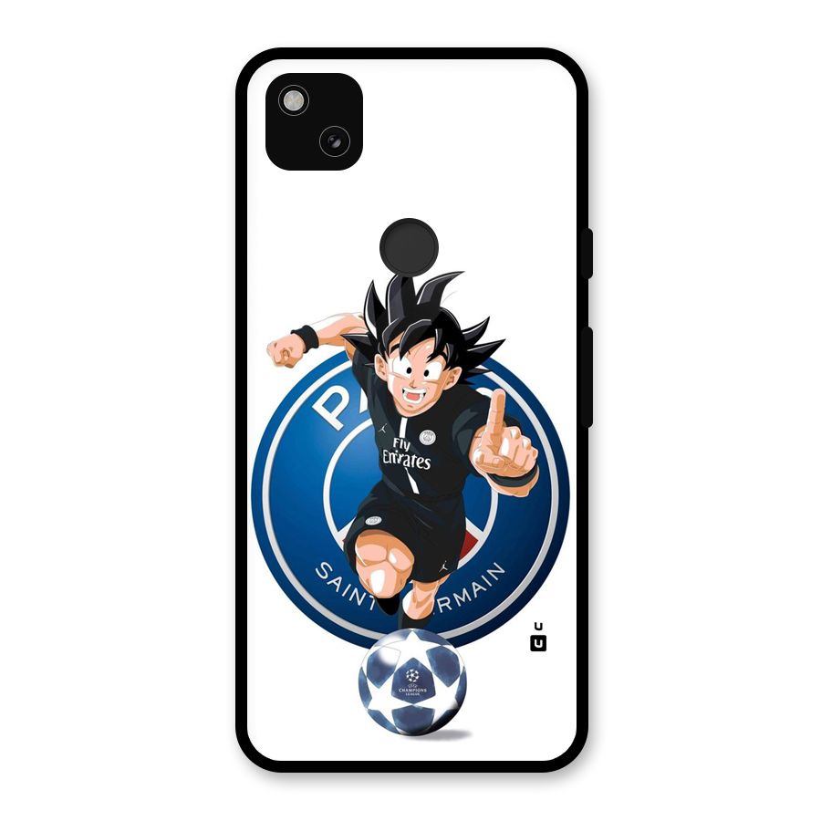 Goku Playing Goku Glass Back Case for Google Pixel 4a