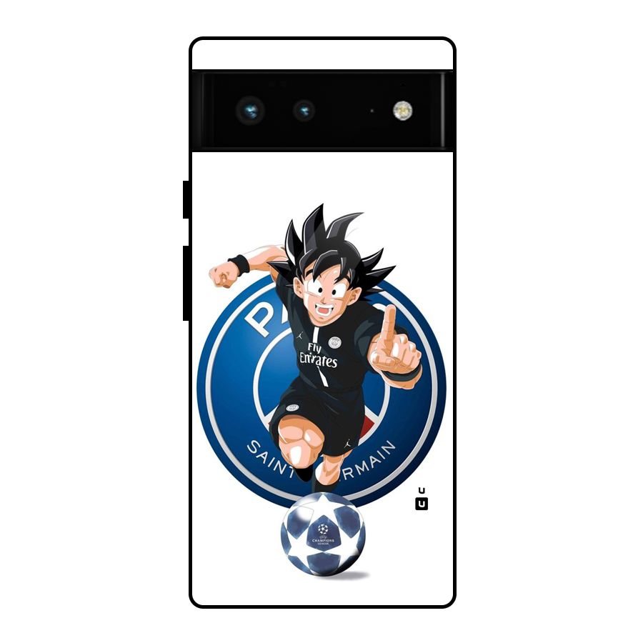 Goku Playing Goku Glass Back Case for Google Pixel 6