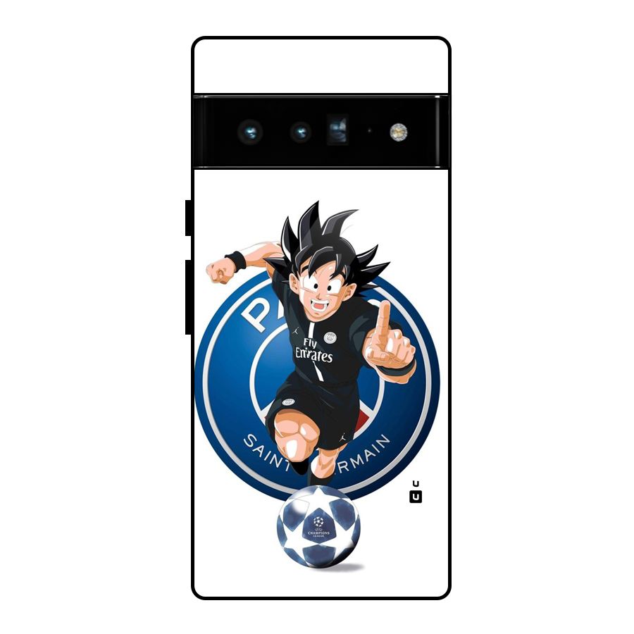 Goku Playing Goku Glass Back Case for Google Pixel 6 Pro