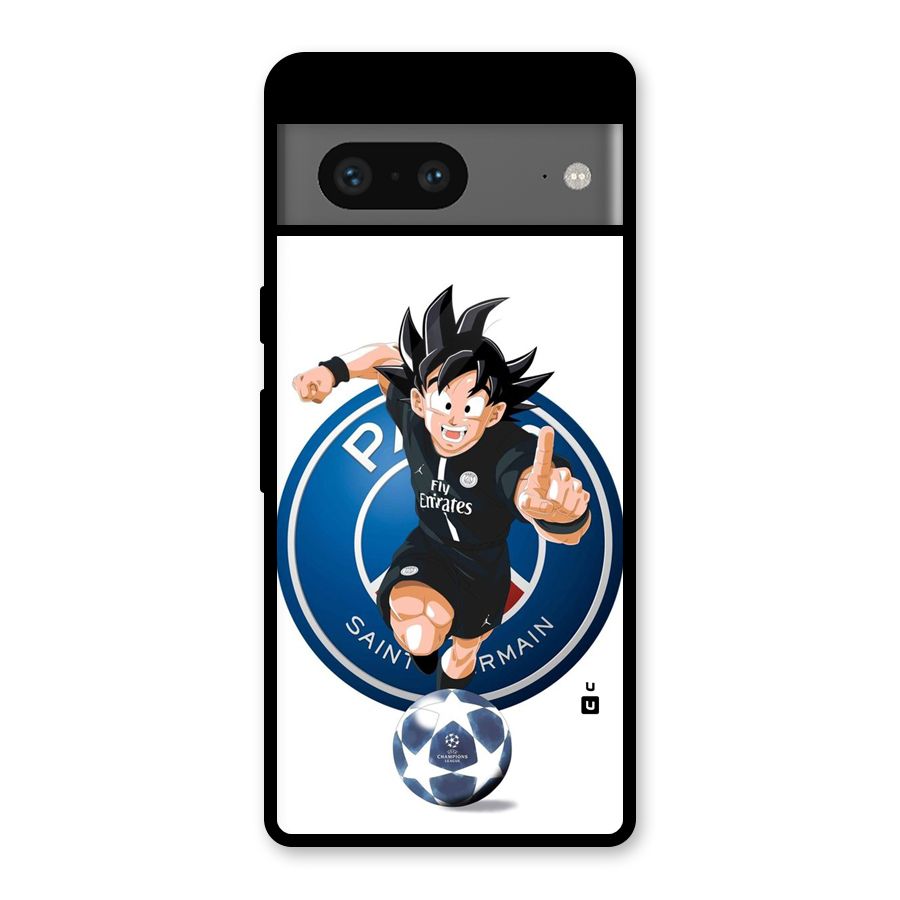 Goku Playing Goku Glass Back Case for Google Pixel 7