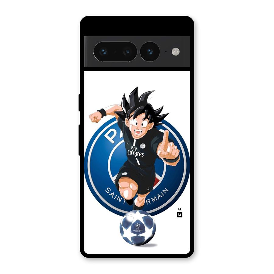 Goku Playing Goku Glass Back Case for Google Pixel 7 Pro