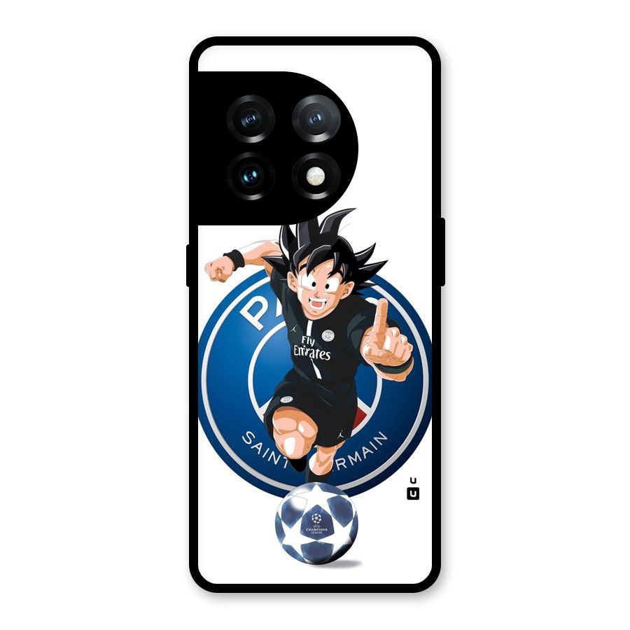 Goku Playing Goku Glass Back Case for OnePlus 11