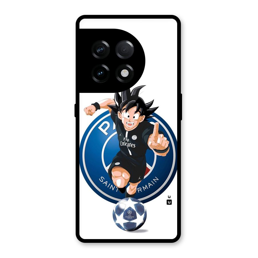Goku Playing Goku Glass Back Case for OnePlus 11R