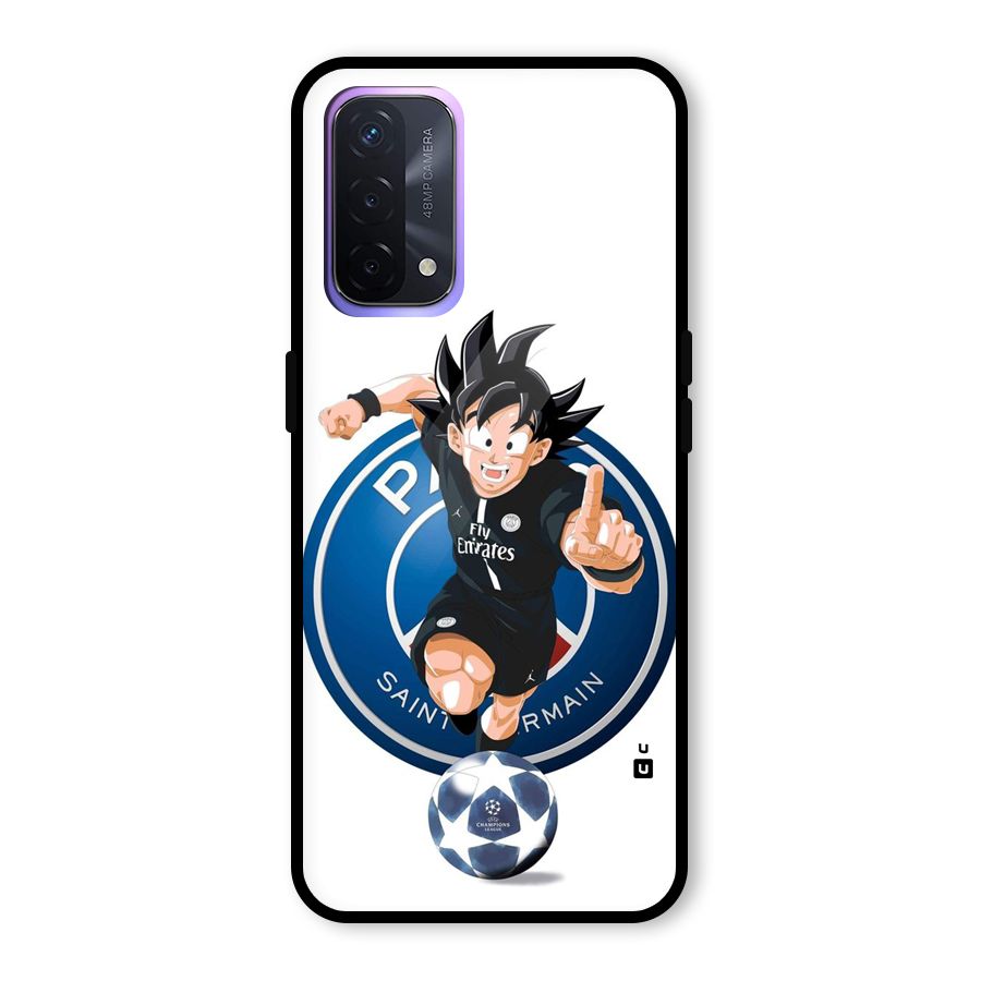 Goku Playing Goku Glass Back Case for Oppo A74 5G