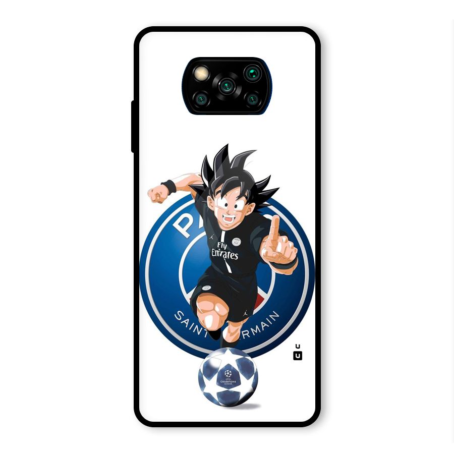 Goku Playing Goku Glass Back Case for Poco X3 Pro