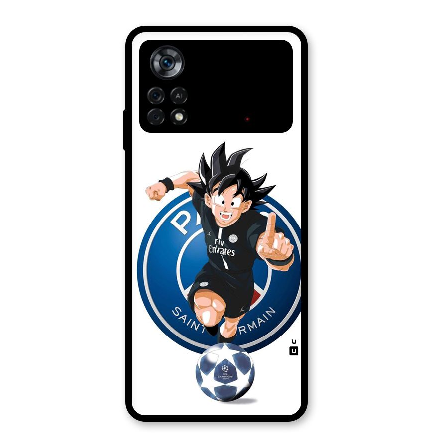 Goku Playing Goku Glass Back Case for Poco X4 Pro 5G