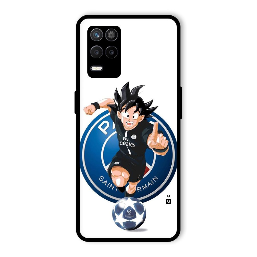Goku Playing Goku Glass Back Case for Realme 8 5G