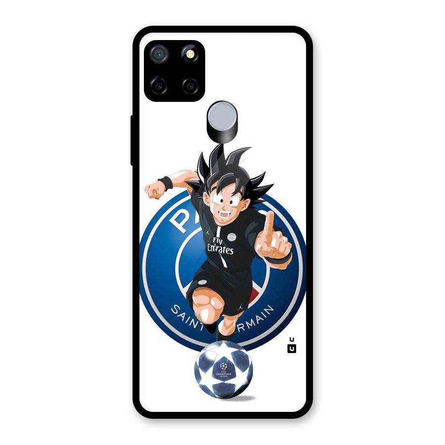 Goku Playing Goku Glass Back Case for Realme C15