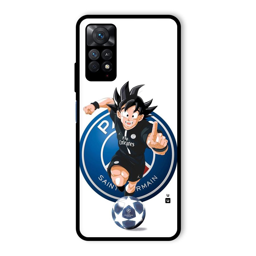 Goku Playing Goku Glass Back Case for Redmi Note 11 Pro