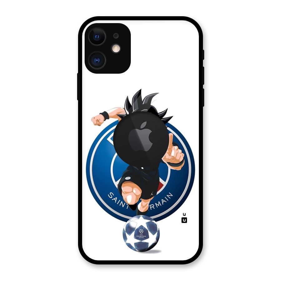 Goku Playing Goku Glass Back Case for iPhone 11 Logo Cut
