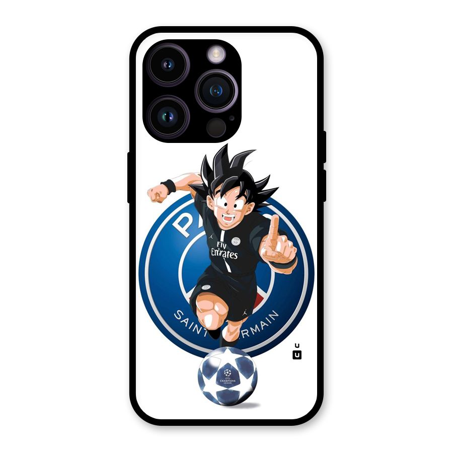 Goku Playing Goku Glass Back Case for iPhone 14 Pro