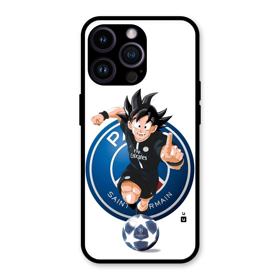Goku Playing Goku Glass Back Case for iPhone 14 Pro Max