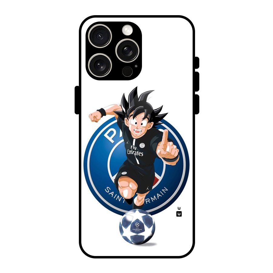 Goku Playing Goku Glass Back Case for iPhone 15 Pro Max