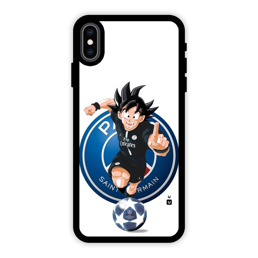 Goku Playing Goku Glass Back Case for iPhone XS Max