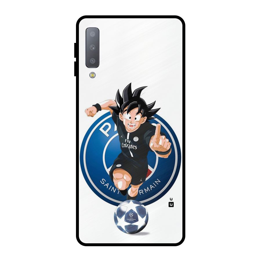 Goku Playing Goku Metal Back Case for Galaxy A7 (2018)