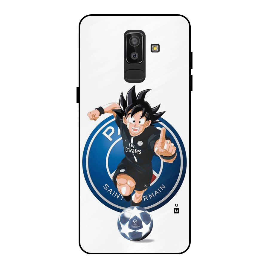 Goku Playing Goku Metal Back Case for Galaxy J8