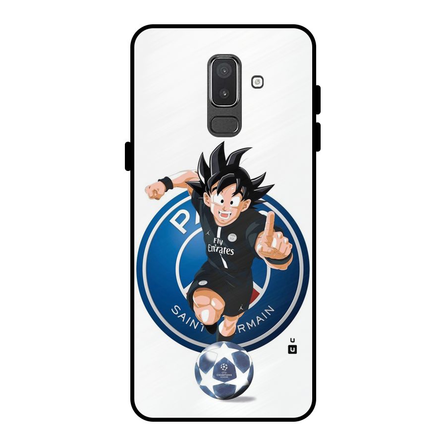 Goku Playing Goku Metal Back Case for Galaxy On8 (2018)